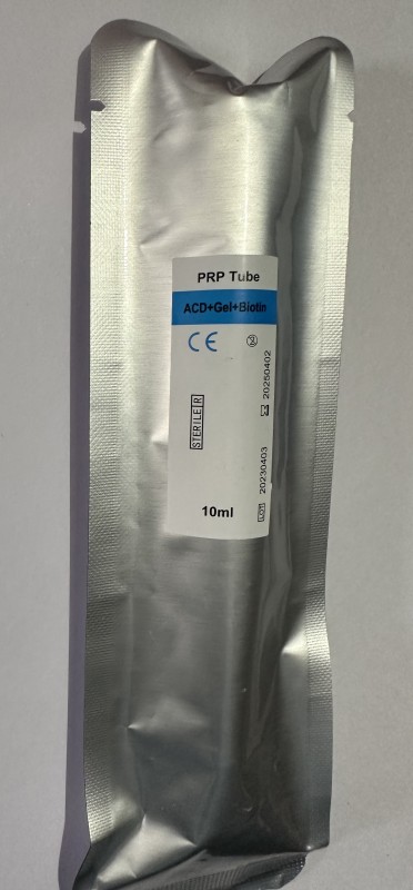 PRP Tube ACD Solution A and Biotin and Separation Gel 10 ml